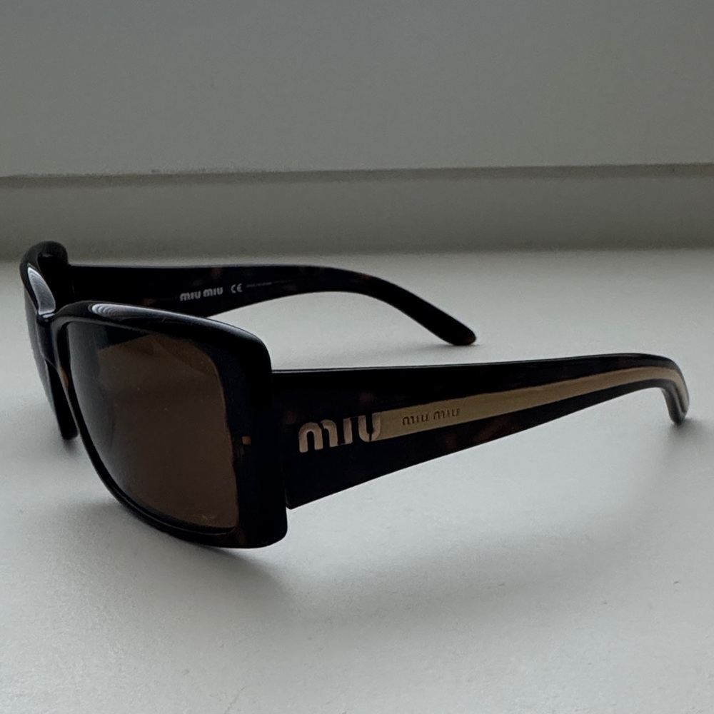 Miu Miu Tortoiseshell Brown Sunglasses